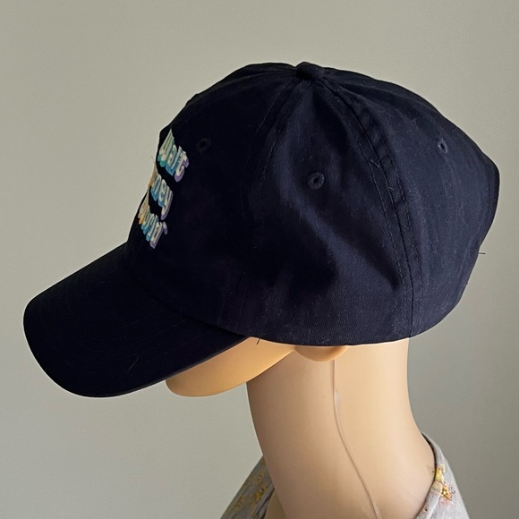 Disney Parks Walt Disney World Logo Hat Baseball Cap Blue Rainbow - Picture 4 of 7